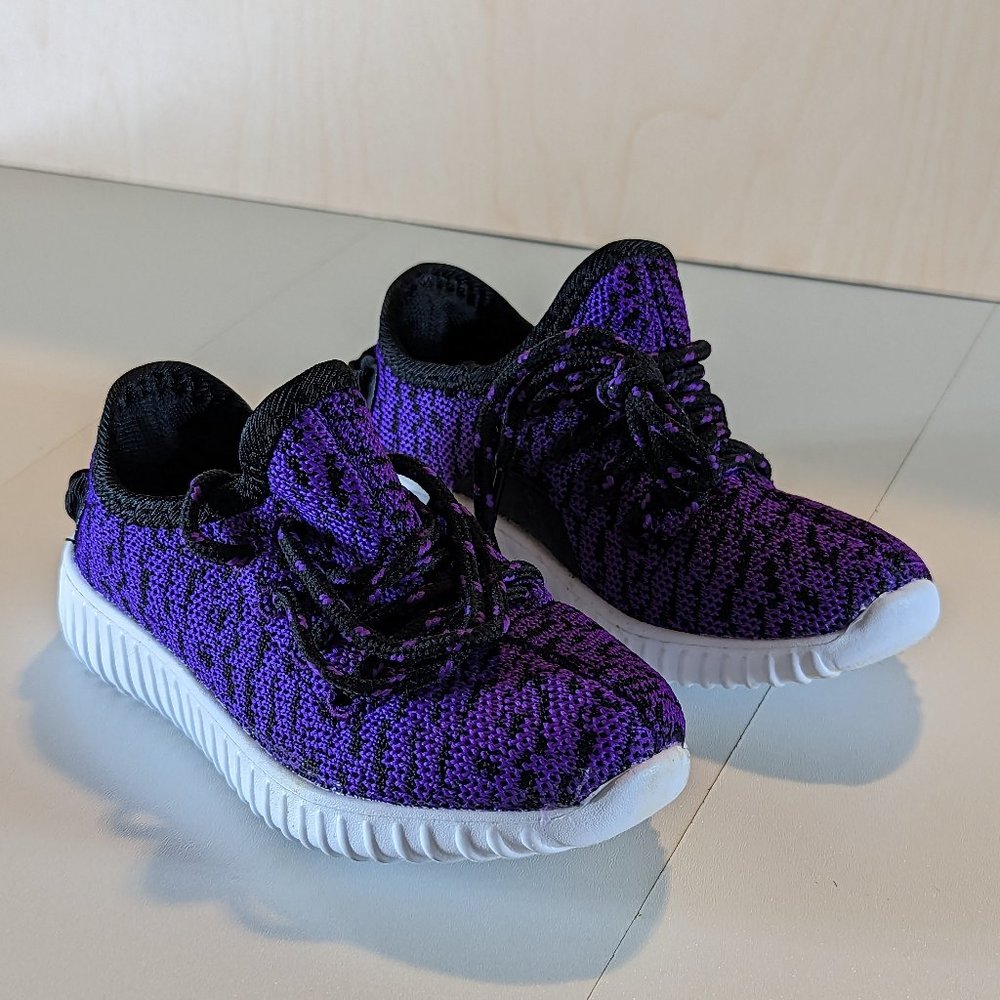 3/$10  Rockland Toddler Breathable Fashion Casual Sneakers - Purple - Size 7